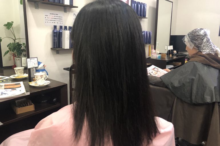 縮毛矯正アフター